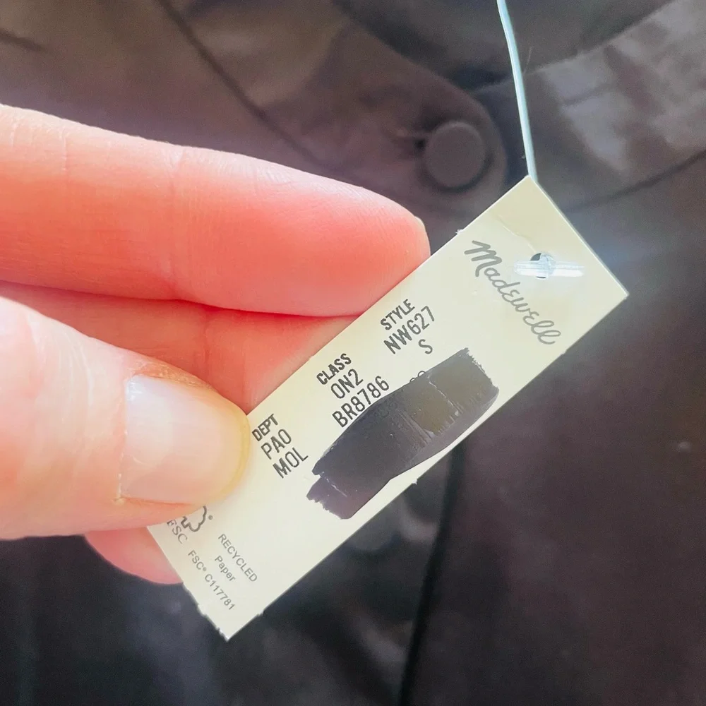 Madewell Puff Sleeve Button Up Blouse